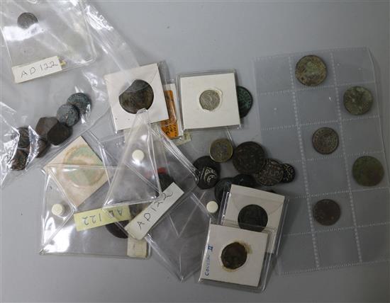 A collection of early coins